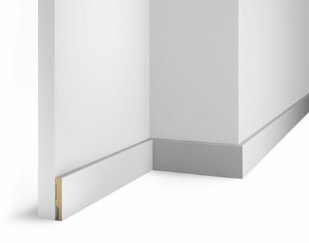 Плинтус под покраску, 58x10 мм