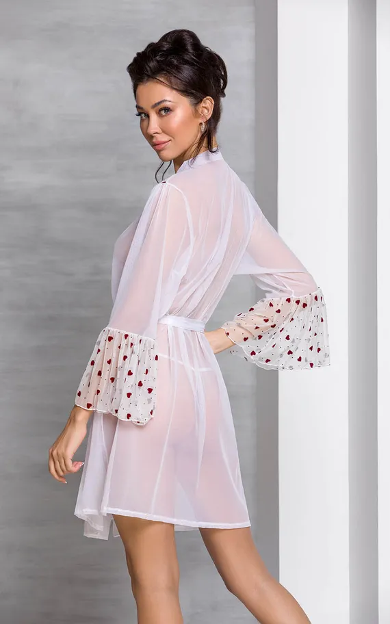 Lovelia peignoir White