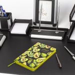 Ежедневник датированный 2023 А5 138x213 мм BRAUBERG "Vista", под кожу, гибкий, "Avocado", 114131