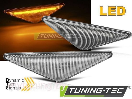 Повторители поворота WHITE LED SEQ для FORD FOCUS MK1, MONDEO MK3