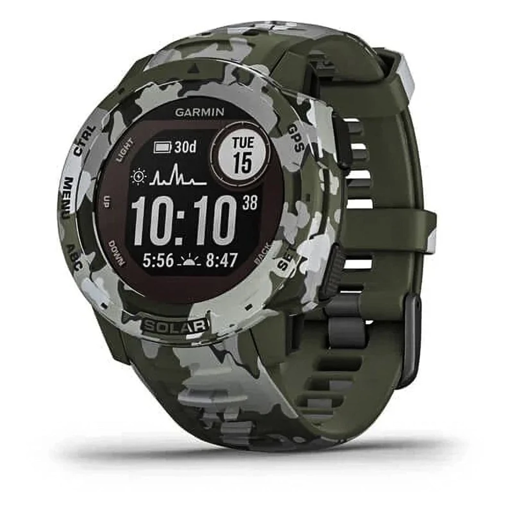Спортивные наручные часы Garmin Instinct Solar Camo 010-02293-06