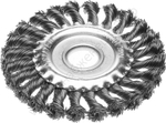 STAYER 175 мм, жгутированная стальная проволока, 0.5 мм, Щетка дисковая, PROFESSIONAL (35120-175)