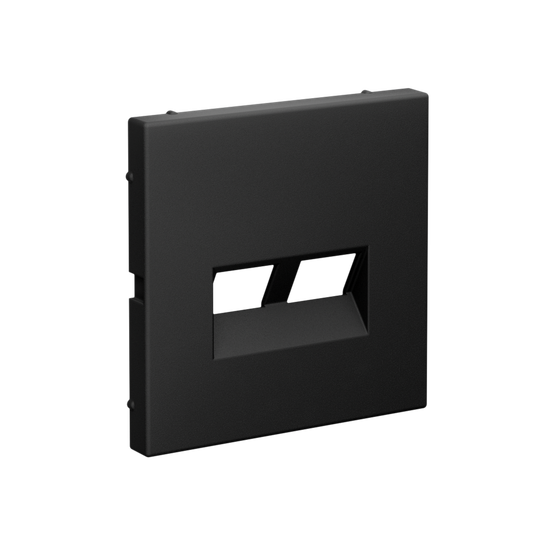 Накладка двойная ArtGallery для информационных функций типа Keystone карбон SE GAL001090