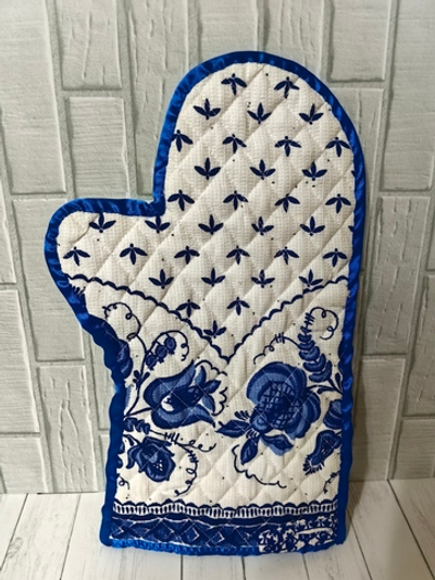 Прихватка для кухни Рукавичка Гжель