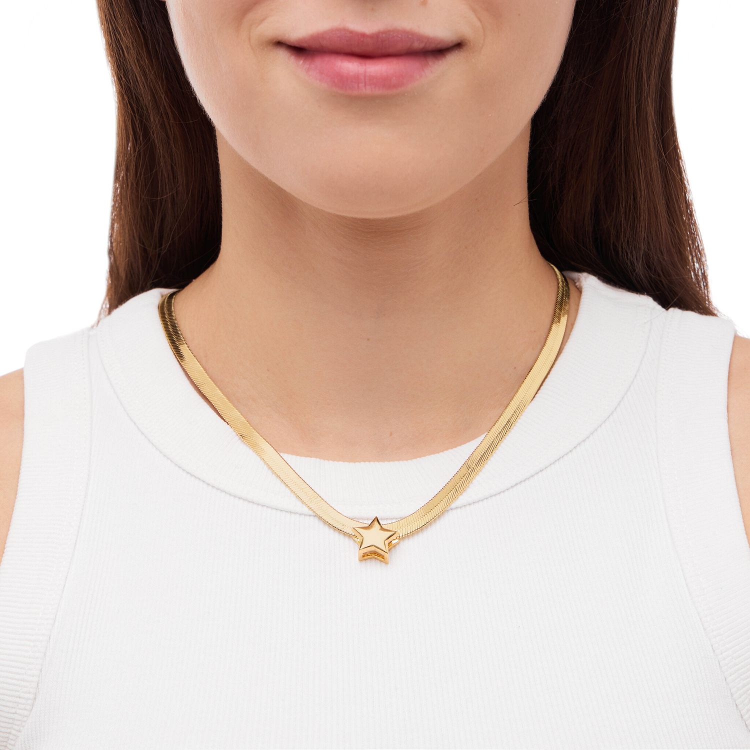 Колье Overflowing Star Necklace - Gold