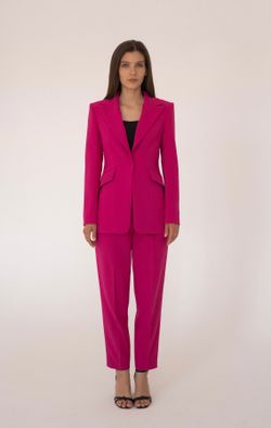 Брюки-бананы в цвете фуксия