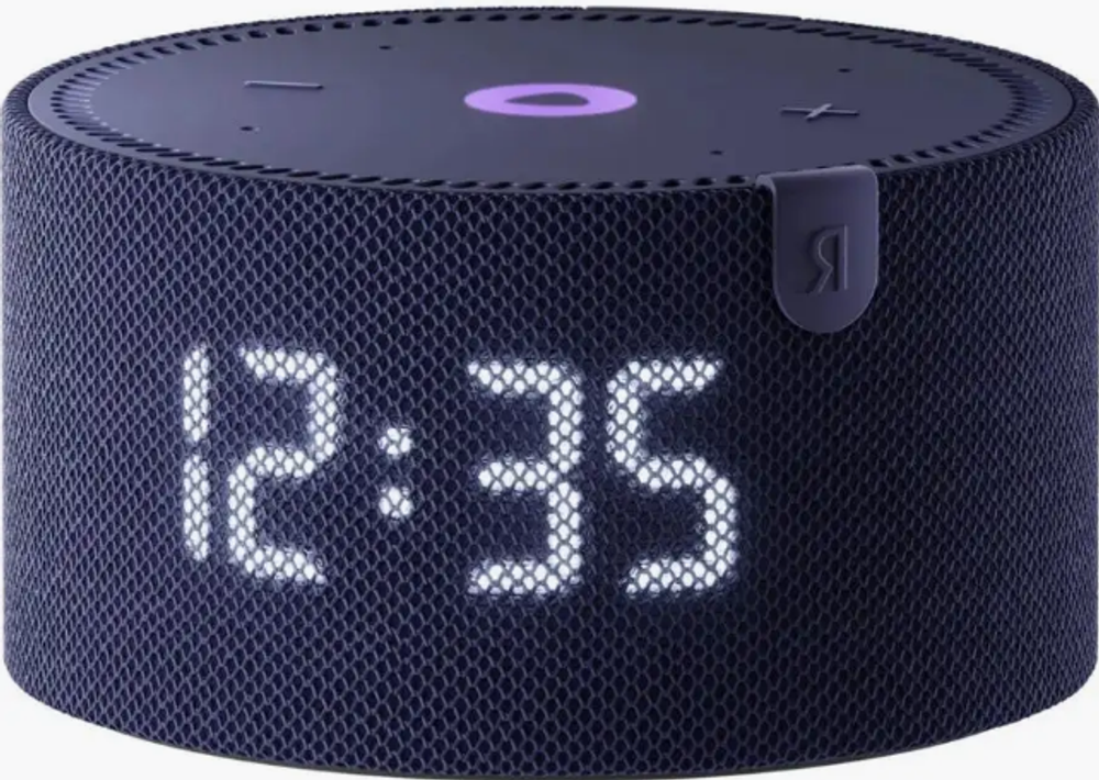 Умная колонка Яндекс Станция Мини с часами с Алисой blue