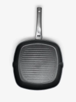 Сковорода-гриль TVS Mito Induction 28×28 см с титановым покрытием Titan Resistance