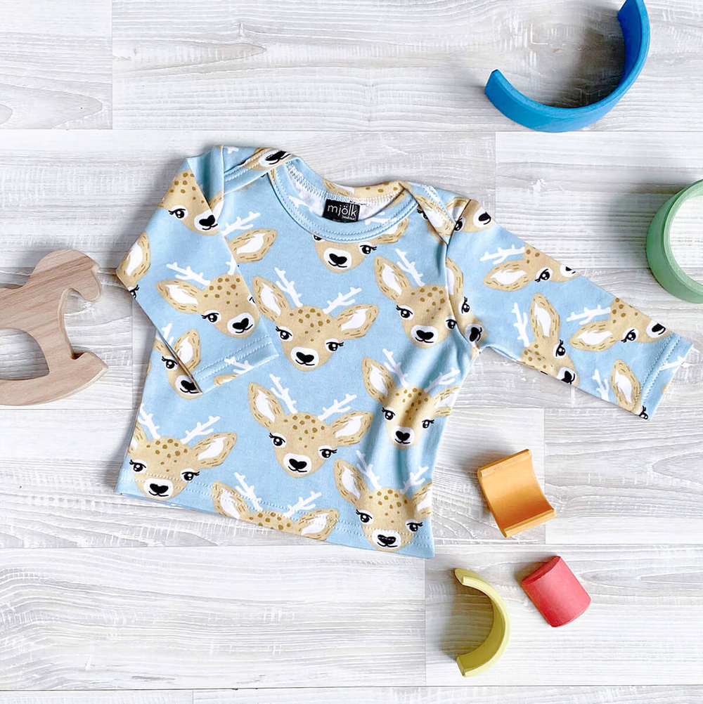 Футболка с длинным рукавом Mjölk Оленята