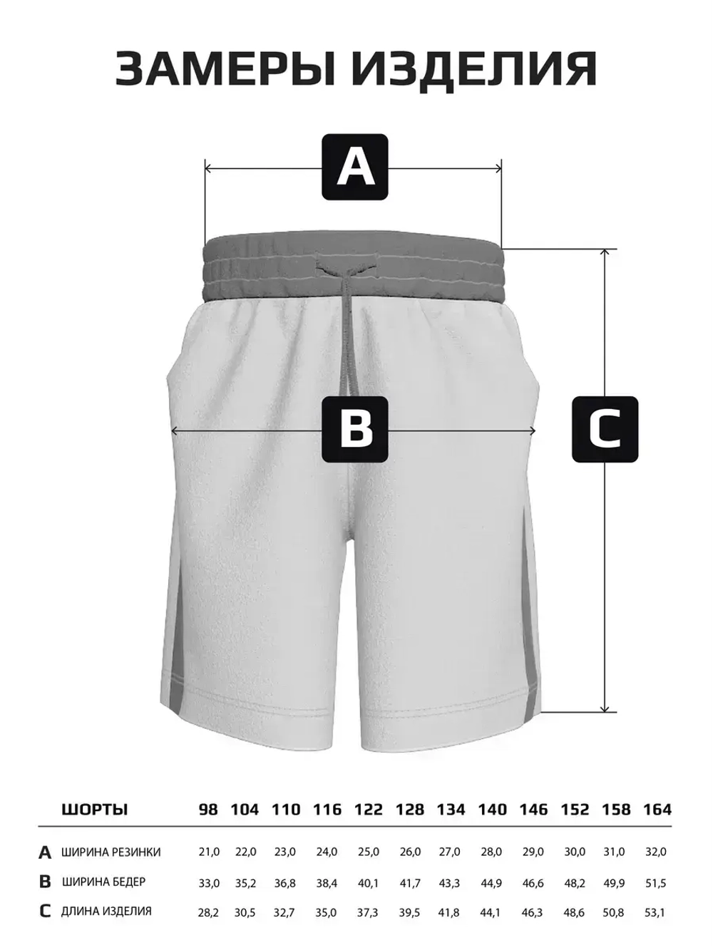 Спортивные шорты для мальчика на лето