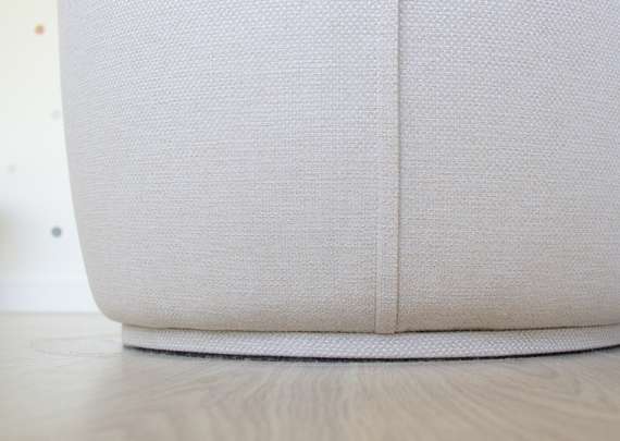 Пуф E5.3 (молочный, рогожка)