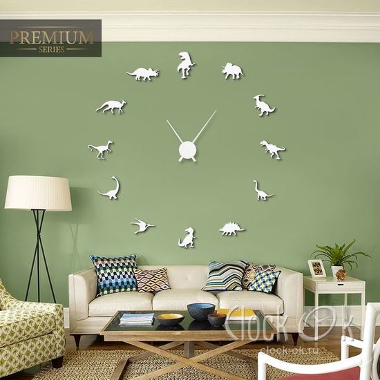 Настенные 3D часы Dino