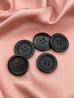 Пуговицы Монкл. черные на прокол