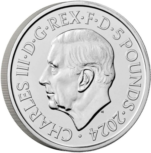 5 фунтов Дракон 2024 г