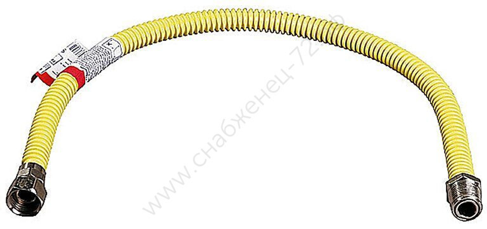 ЗУБР 1/2″, 1.5 м, гайка-штуцер, Нерастяжная сильфонная подводка (51006-G/S-150)