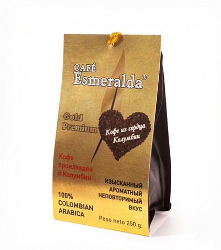 Кофе молотый Esmeralda Gold Premium 250 гр (м/у)