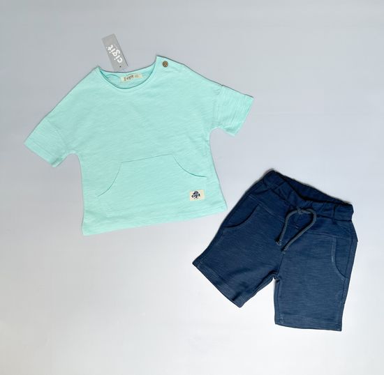 Комплект летний, Ментол/синий