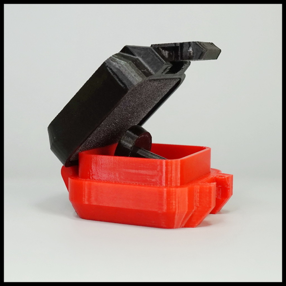 Бокс для хранения бусин , черный верх