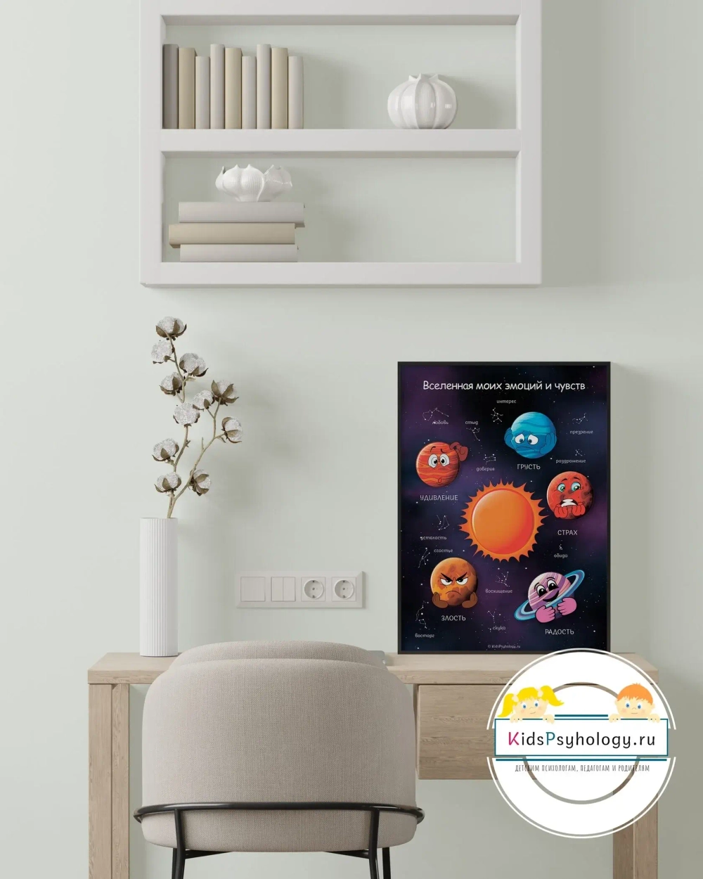 Плакат, демонстрационный материал «Вселенная моих эмоций и чувств»