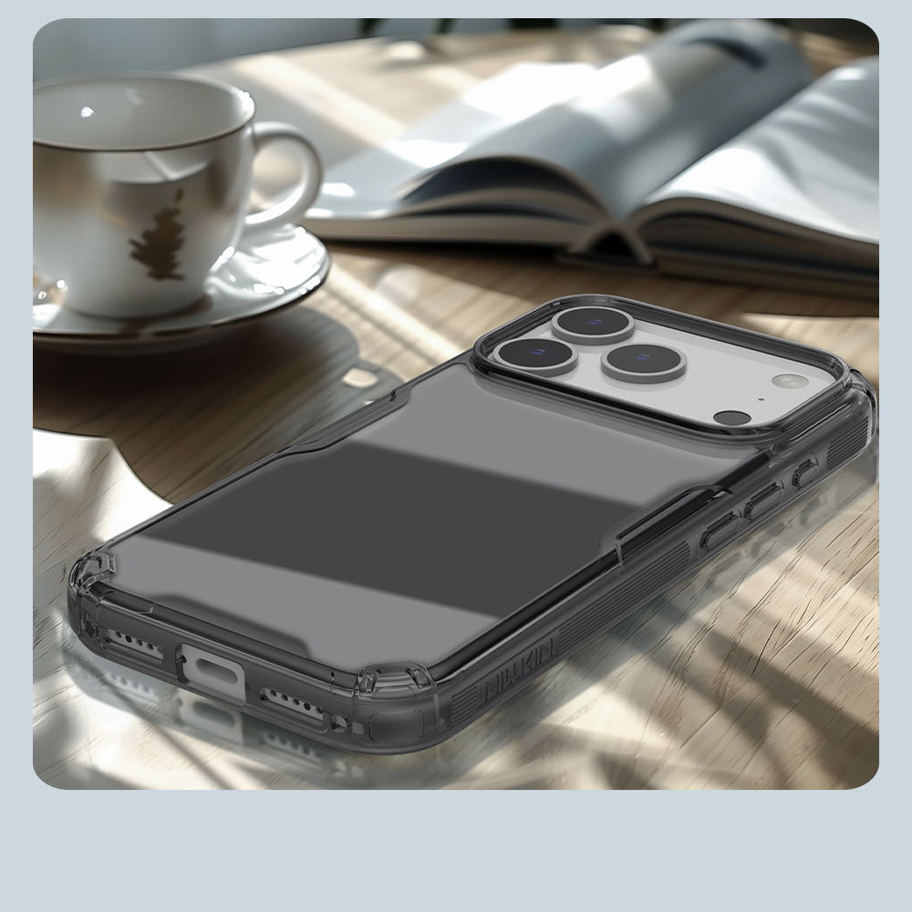 Усиленный тонированный чехол для iPhone 17 Pro, серия Nature TPU Pro от Nillkin