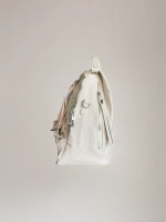 Рюкзак-сумка женская из экокожи бежевая QOZA