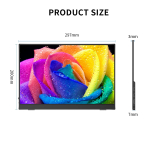13.3" Портативный монитор с магнитным чехлом CX133-C WQXGA IPS 2560x1600, 60 Гц