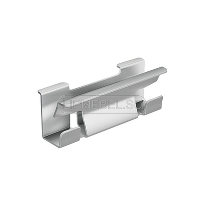 Крепление для задней стенки толщиной 2,8-3,8мм, сталь, оцинков., Hafele