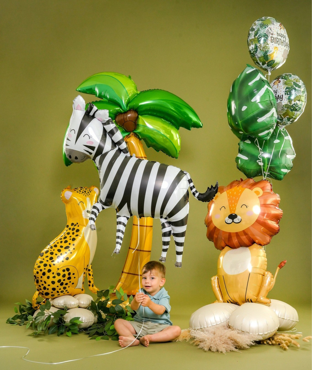 Шар (36''/91 см) Фигура, Леопард