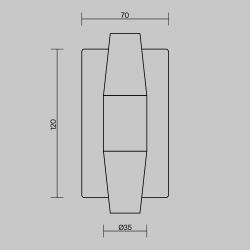 Бра Maytoni Arana MOD401WL-L6BS3K