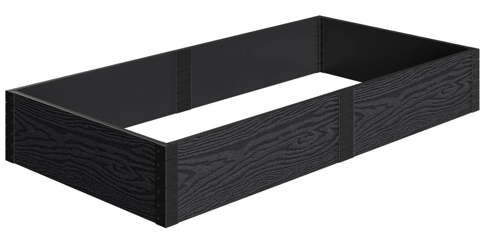 Доска грядочная Holzhof Eco XL 300x25x2950 мм, антрацит