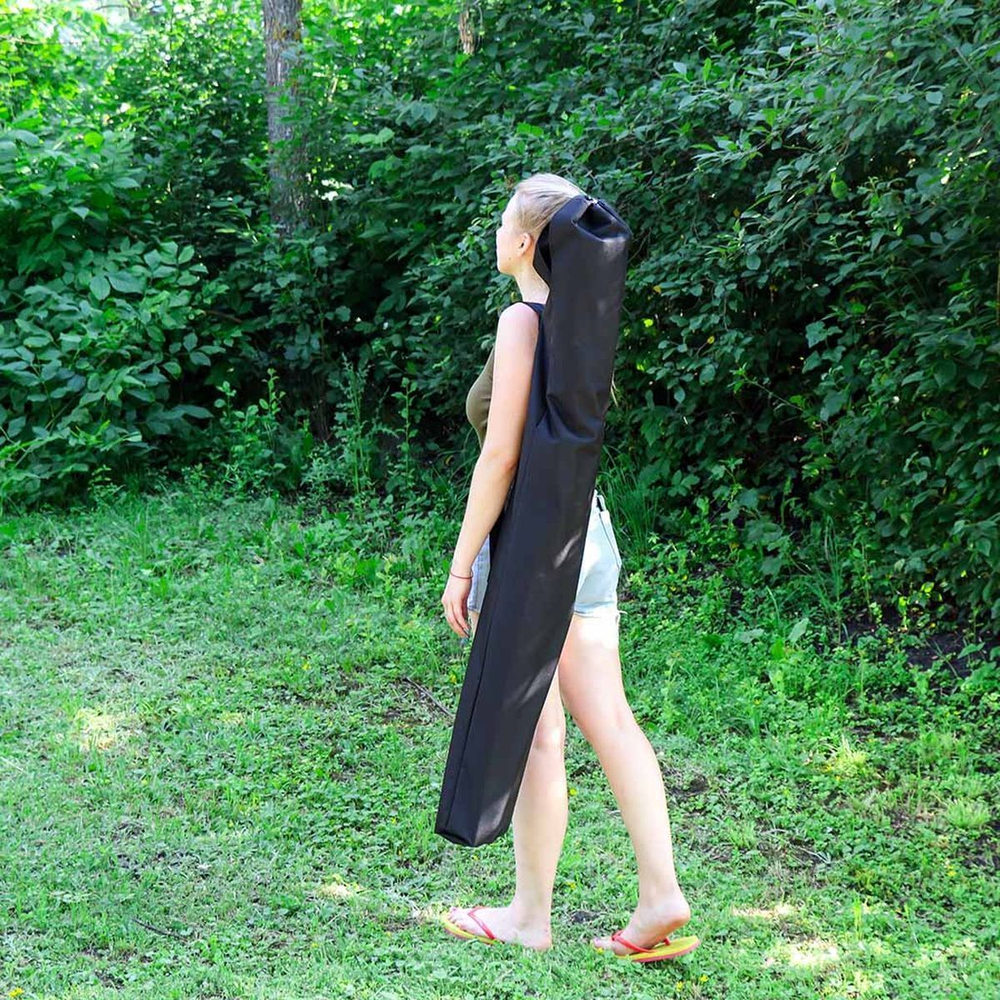 Стул-кресло 55х60х100 см, Lux, черный, 100 кг, Green Days