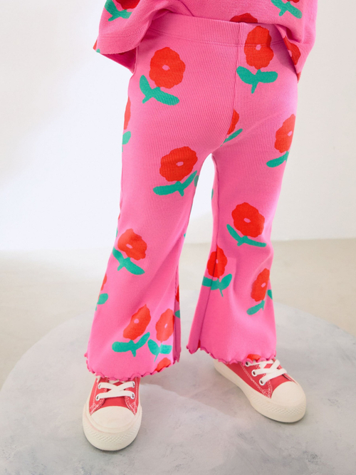 Легинсы-клеш для девочки Next AD8-342, Фуксия