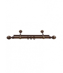 Карниз круглый Legrand Валанс 2-х  рядный 2400 мм