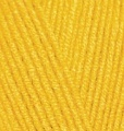 ALIZE "Lana Gold Classic", 49% Шерсть, 51% Акрил, 100 гр, 240 м, 216 жёлтый
