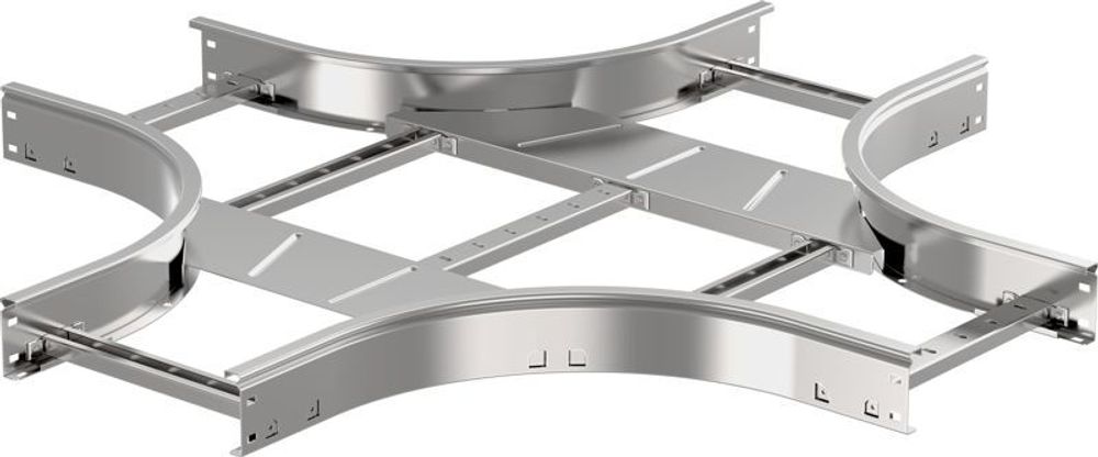 Ответвитель для лотка Х-образ. 80х400 R300 LESTA IEK CKR04-4-080-400