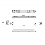 Светильник LED линейный IP65 18Вт 1710Лм 4000К 600мм мат. SPP-201-0-40K-018 ЭРА Б0047172