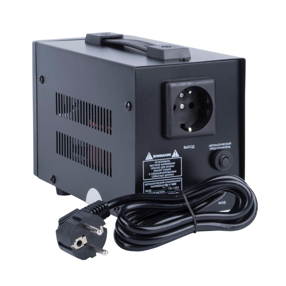 RS-1-1000 Стабилизатор Uniel релейный однофазный. 1.0 кВА.