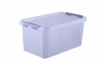 Контейнер универсальный с крышкой для хранения «ПРОФИ КОМФОРТ», прозрачный, 38*22*17см, 10л