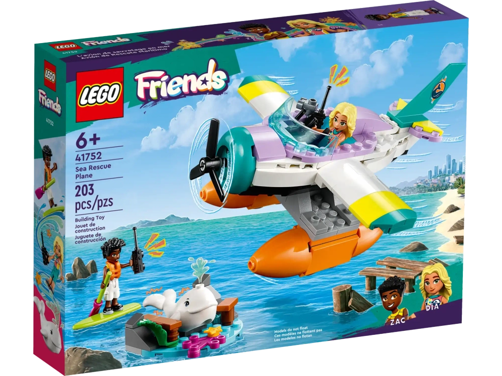 Конструктор LEGO Friends 41752 Морской спасательный самолет