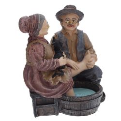 GAEM Фигурка декоративная "Бабушка с дедушкой", L11,5 W9 H12 см, 2в.