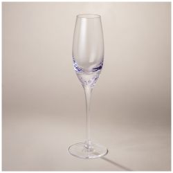 НАБОР БОКАЛОВ ДЛЯ ШАМПАНСКОГО ИЗ 2 ШТ "BUBLES" PURPLE 200 МЛ