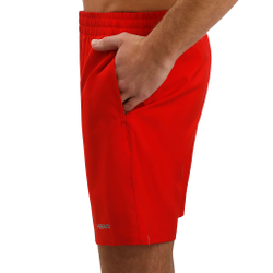 Мужские теннисные шорты HEAD Club 7in Shorts Men - Red, Silver