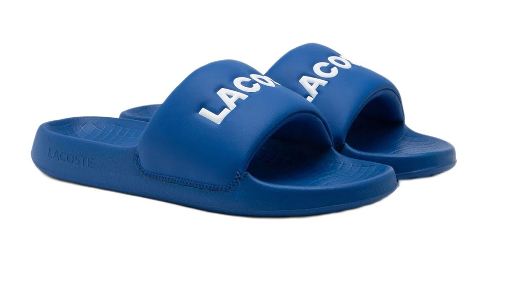 Сланцы Lacoste Serve Slide 1.0 - blue/white