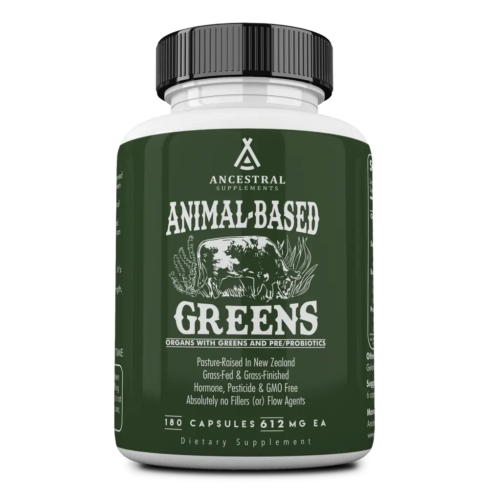 Ancestral Supplements - Animal-Based Greens 180 capsules 612mg