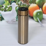 Термос 500мл «Стиль» с датчиком температуры и ситом, золото