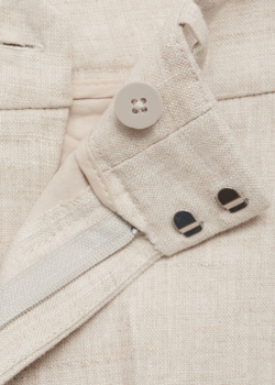 Костюмные брюки изо льна