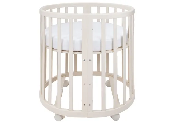 Кроватка-трансформер Ellipsebed Молочная