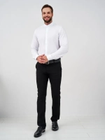 Рубашка без воротника приталенная SLIM FIT