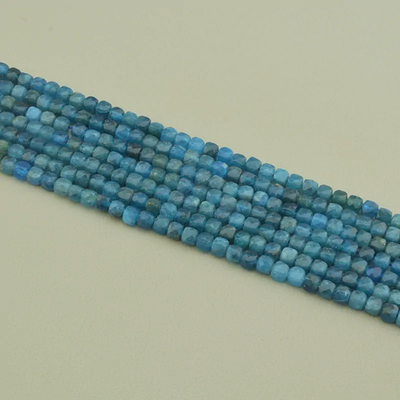 Нитка Апатит 39 см. (Без замка) - Бирюзовая