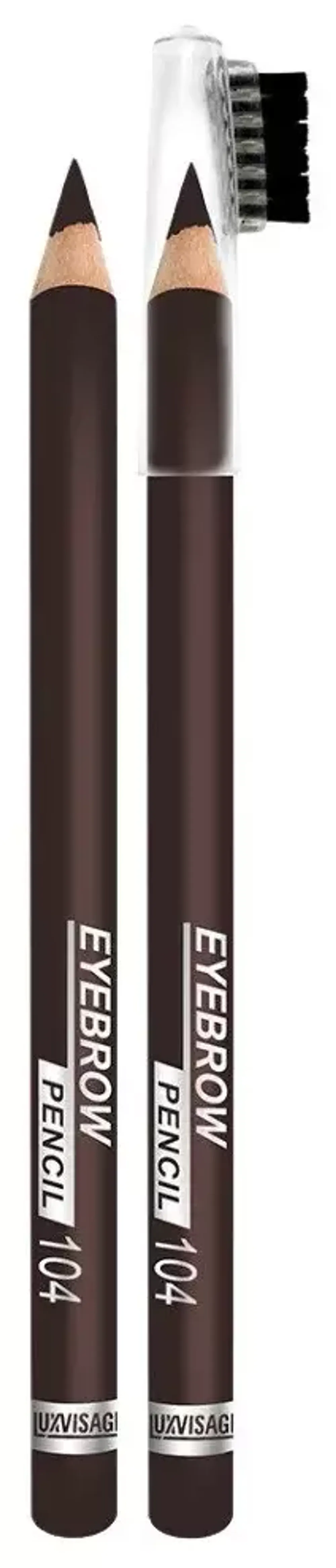 Карандаш для бровей LuxVisage Eyebrow Pencil - 104 Черный